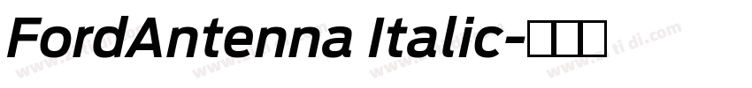 FordAntenna Italic字体转换